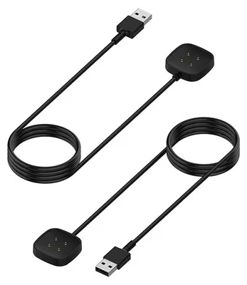 Produktbild von Ladekabel Lade Ladestation für Fitbit Versa 4 Watch Magnetic Charger USB Dock 30cm