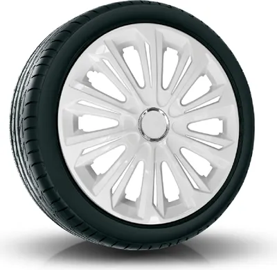 Produktbild von Radkappen Radzierblenden (4Stück) 15 Zoll weiß STRONG Z458849