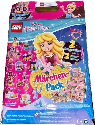 Produktbild von Lego Disney Prinzessin Märchenpack Nr.1 2 Magazine & 2 Lego Extras