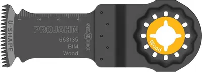 Produktbild von Projahn Tauchsägeblatt für Holz, BIM, Starlock, 32 mm x 50 mm, 20 VE
