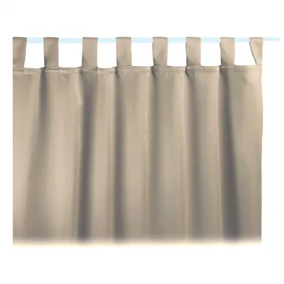 Produktbild von Verdunklungsgardine Blackout Schlaufen Vorhang 135 x 245 Gardine beige sand