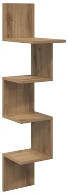 Produktbild von vidaXL Wandregal Wandhalterung Artisan-Eiche 32 x 21 x 107 cm