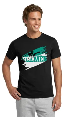 Produktbild von Spreadshirt Die Macht Aus Bremen Grün-Weiß Fußball Fan Männer T-Shirt, 3XL, Schwarz