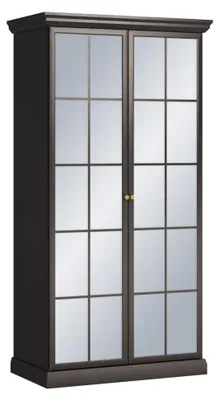 Produktbild von Stoffschrank Kleiderschrank Spiegeltüren Spiegelschrank Garderobenschrank
