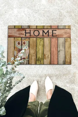 Produktbild von Conceptum Hypnose, Home- Home Owl CHL, Bunt, Fußmatten, 40 x 60 cm, 100% PVC