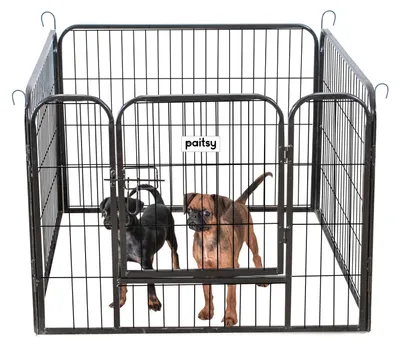 Laufstall für Hunde, 4 Paneele 80x60 cm, modular, klappbar