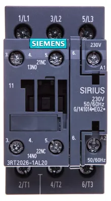 Imagen del producto de Siemens 3RT2026-1AL20. Sin categoría