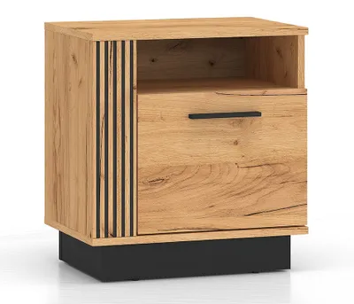 A product shot of a nightstand.