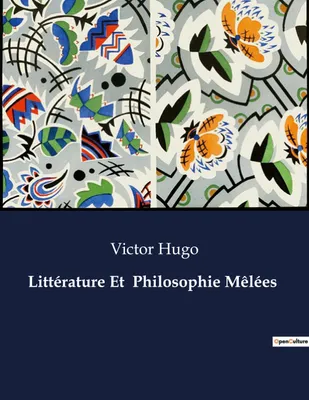 Produktbild von Littérature Et Philosophie Mêlées