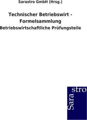 Produktbild von Technischer Betriebswirt - Formelsammlung