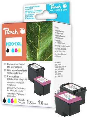 Immagine prodotto di Peach Patrone HP No.301XL MultiPack bl,c,m,y ink level chip remanufactured