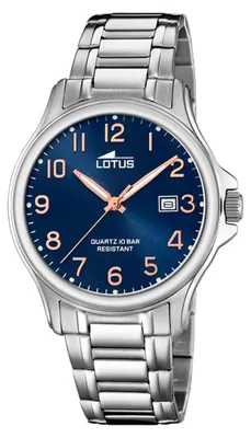 Produktbild von Lotus Herren Uhr Khrono Luxus Edelstahl Armbanduhr silber UL18645/2