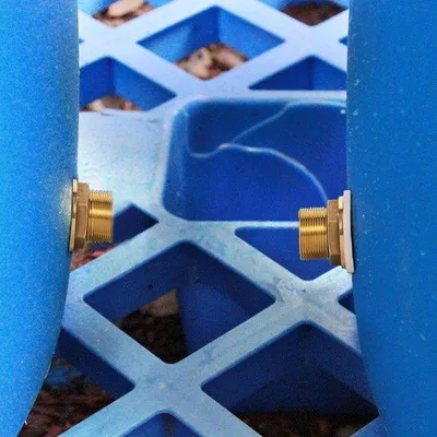Produktbild von Regenton-Anschlussset, 2er-Pack, 19 mm, 3/4 Zoll, Kunststoff, 25 cm Länge