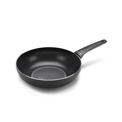 Produktbild von Moneta 0005554328, Rund, Wok-/Bratpfanne, Schwarz, Recy, Aluminium, 4 l