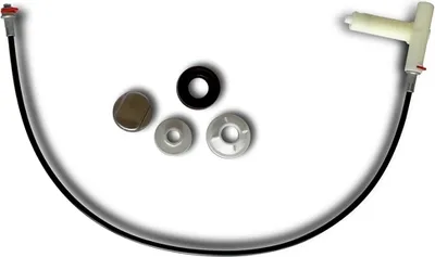 Produktbild von Bowdenzug für FRANKE Spülen mit Integralsiebkorb als Excenterventil 3 1/2" an beiden Enden mit Walze