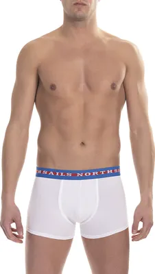 Zdjęcie produktu dla Bokserki North Sails (2 pack) - Męskie - Bawełna (Biały (Elastyczny dwukolorowy) XXL)