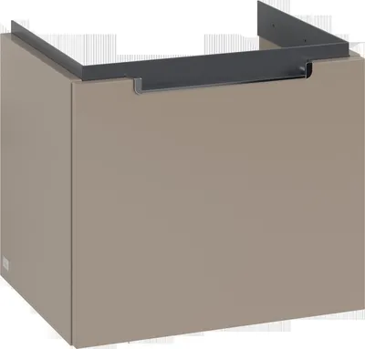 Image de Villeroy & Boch Subway 2.0 meuble sous lavabo, 1 tiroir, lavabo au centre, 485x420x380mm, A68510VM