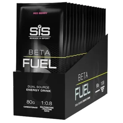 Immagine prodotto di SIS Beta Fuel 80 Powder (15x82 g) Red Berry - Energia e resistenza - Bevande energetiche