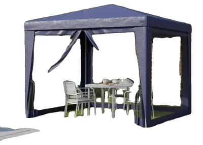 Productafbeelding van Partytent, netpanelen, eenvoudige montage, legergroen