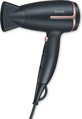Image de Sèche-cheveux de voyage Beurer HC 25 avec fonction ionique pour des cheveux souples