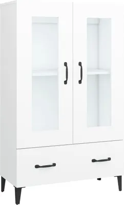 Obrázok produktu pre Vysoká skrinka biela 70x31x115 cm spracované drevo