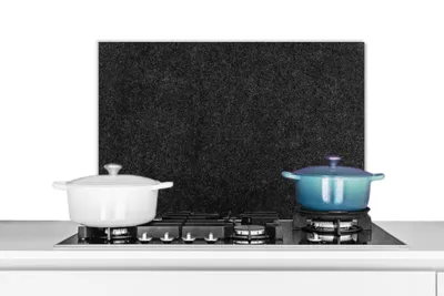 Obrázok produktu pre KitchenYeah® Splashback kitchen - kuchynský splashback - ochrana steny sporáka a drezu - čierny - granit - dizajn - kameň 60x40 - Alu-Dibond (alternatíva skleneného splashbacku) - tepelne odolný - sporák