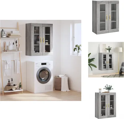Produktbild von vidaXL Wandschrank Grau Sonoma 69,5x34x90 cm -  Sideboards