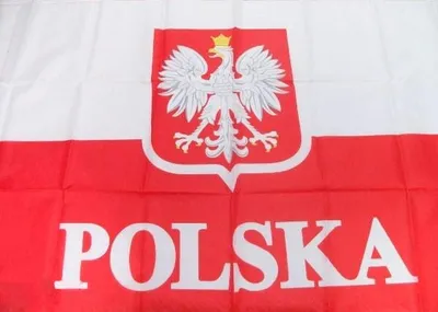 Obrázok produktu pre Poľská vlajka bielo-červený erb 115x70cm