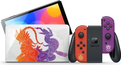 Produktbild von Nintendo Switch OLED-Modell Pokémon Karmesin & Purpur-Edition