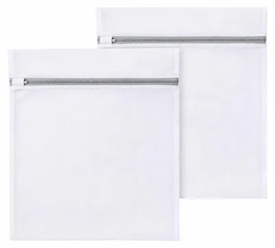 Waschbeutel 2er-Set 60x60 cm Mesh mit Reißverschluss