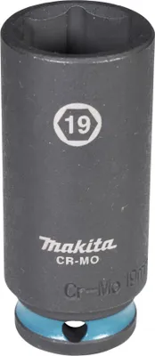 Produktbild von Makita E-16368 Steckschlüssel 3/8" SW19 Impact Black lang