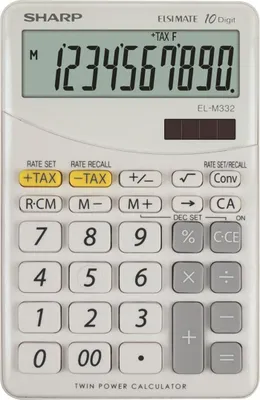 Produktbild von Sharp EL-M332 WH Tischrechner weiß
