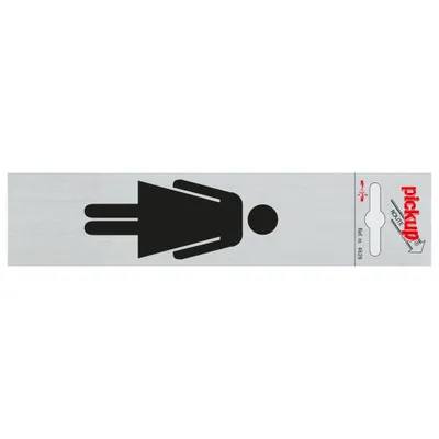 Immagine prodotto di Percorso di ritiro Alulook 165x44 mm Simbolo delle donne in piedi