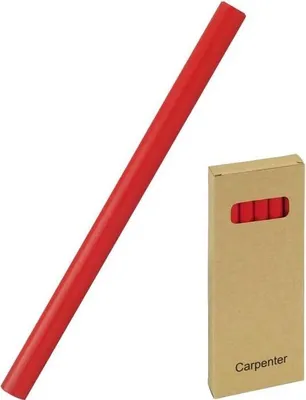 Obrázok produktu pre Tesárska ceruzka Hb červená (12 ks) Grand