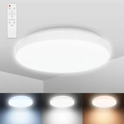 Productafbeelding van LED badplafondlamp, 12W, instelbare kleurtemperatuur, IP44, plafondlamp voor de badkamer