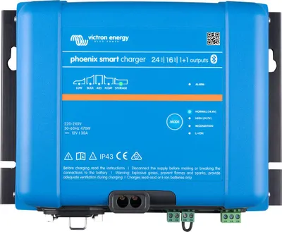 Produktbild von Victron Smart IP43 Charger 24/16(1+1) 120-240V