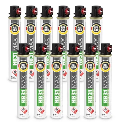 Produktbild von Ersatzkartusche für Nagler 12 St. 165mm 80ml Rot Ring HALBAU HB31