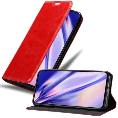 Obrázok produktu pre Cadorabo puzdro pre Xiaomi Mi 9 ochranné puzdro v červenej farbe puzdro na mobilný telefón kryt magnetické zatváranie