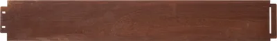 A single, long, rectangular piece of Corten steel with a rusted finish, likely a garden edging or border.