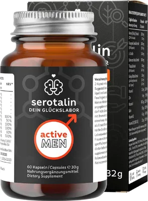 Immagine prodotto di Serotalin Active Men | 60 capsule | Principi attivi naturali per uomini attivi