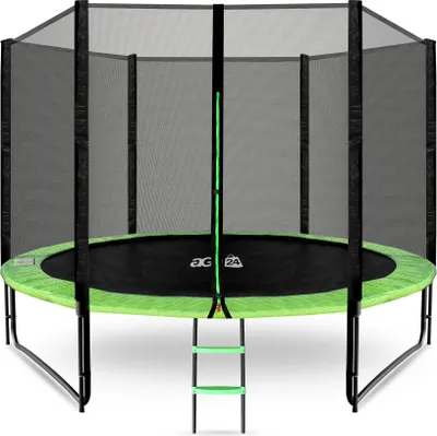 Produktbild von Aga SPORT PRO Trampolin 305 cm Hellgrün + Schutznetz