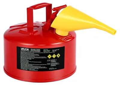 Produktbild von Sicherheitskanister Typ I 9,5 L rot mit Flammensperre aus Edelstahl