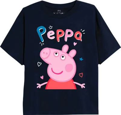 Obrázok produktu pre Prasiatko Peppa - Tričko "Classic" pre dievčatá TV2375 (116) (námornícka modrá)