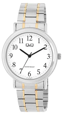 Produktbild von Q&Q Herren Analog Armbanduhr C17A-002PY, 40 mm Durchmesser, 3 ATM wasserdicht