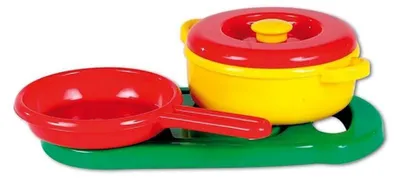 Image de casserole, poêle et planche à découper dantoy