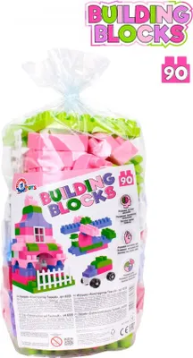 Produktbild von Blocksatz 90 Stück Pastellfarben Baugebäude 6559