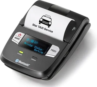 Produktbild von Star Micronics SM-L200 Desktop, Mobil Direktthermodrucker - Monochrom - Tragbar - Etiketten-/Quittungsdruck - USB - Bluetooth - Schwarz - 35 mm/s Monodruck - 203 dpi Druckauflösung