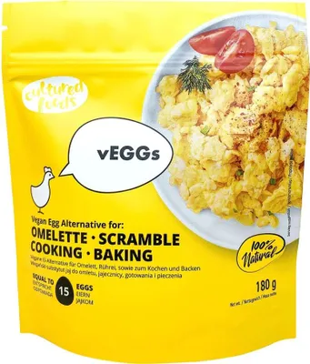 Produktbild von PFLANZLICHER EI-ERSATZ FÜR RÜHEI, OMLETT, QUICHE UND ANDERE EIERGERICHTE, GLUTENFREI 180 g - KULTURIERTE LEBENSMITTEL