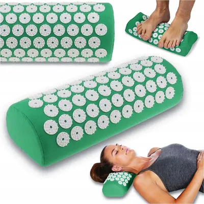 Produktbild von Stachel Gesundheit Akupressur Kissen Für Schmerzen Stress Massager Grün
