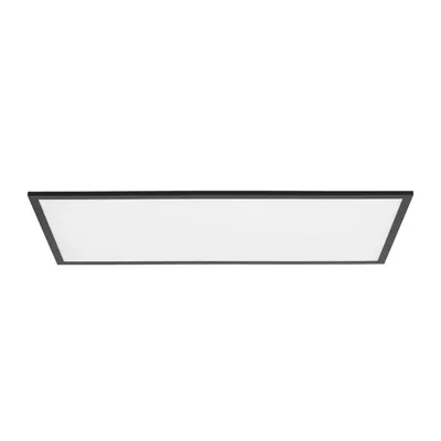 Produktbild von Lindby LED-Panel Lamin, schwarz, 80 cm, CCT, dimmbar, Remote